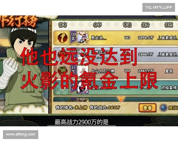 火影忍者手游土豪排名 火影忍者手游土豪排名